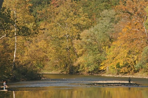 These Cuyahoga River anglers are thankful for more fish, less fire