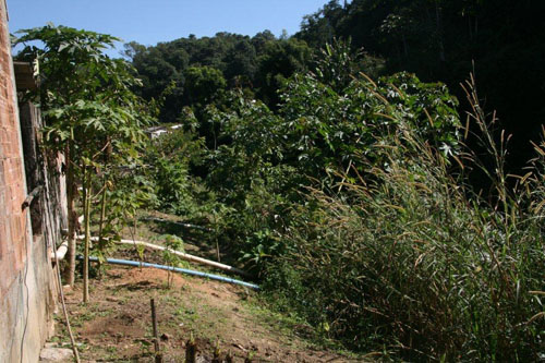Sewage pipes flow directly into the river Sewage pipes flow directly into the river