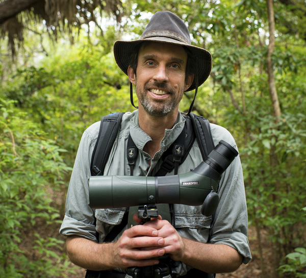 Tim Boucher on the birding trail. © David Lauridsen