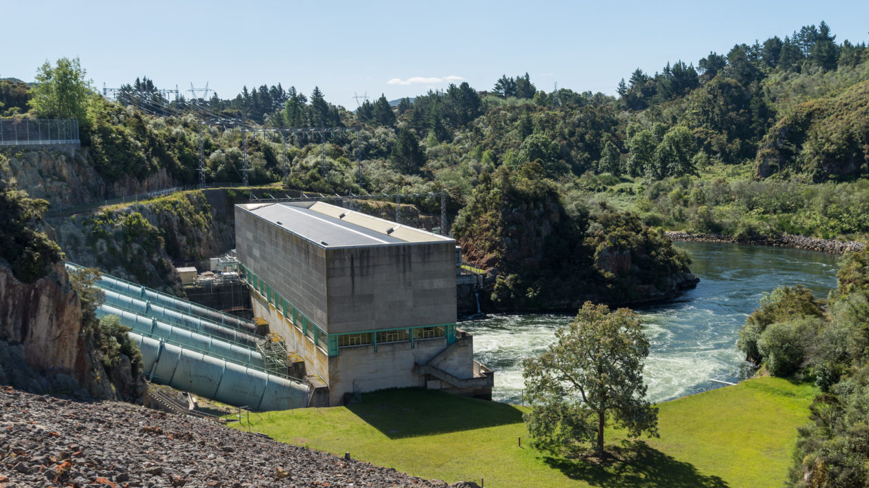 a hydroelectric dam