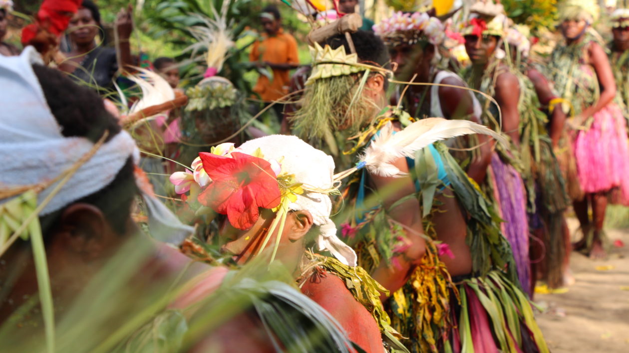 A sing-sing in the village of Irawame, Papua New Guinea. Photo © Justine E. Hausheer / TNC