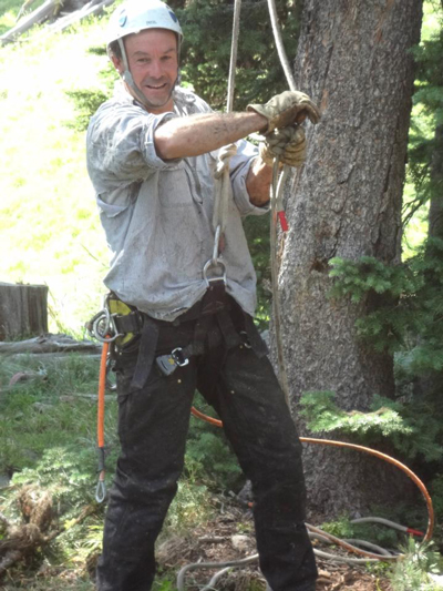 Hal Herring, the author, at work. Photo © Hal Herring