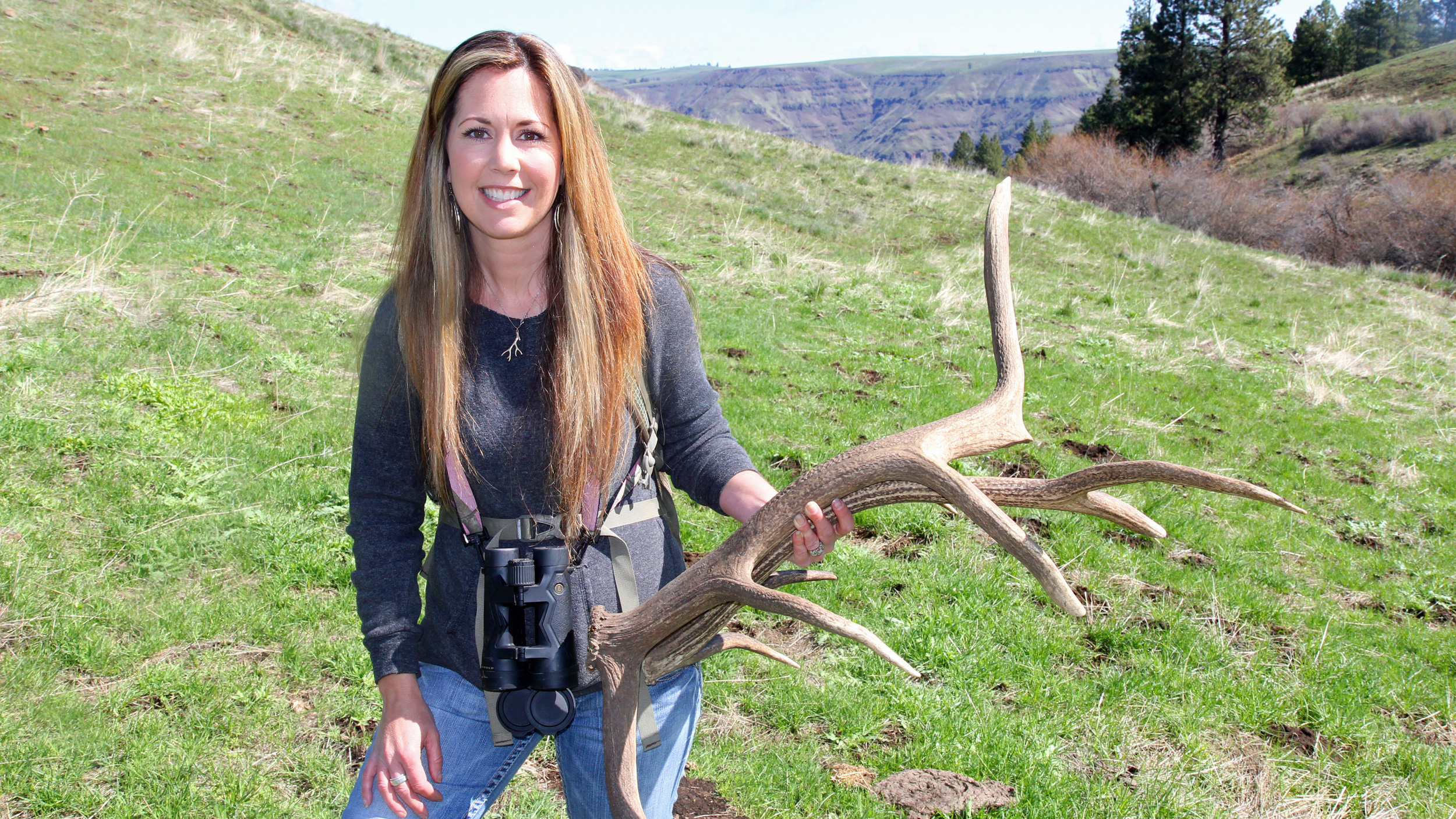 Outdoor enthusiast Terry Hook and her family are expert shed hunters. Photo © The Nature Conservancy (Matt Miller)