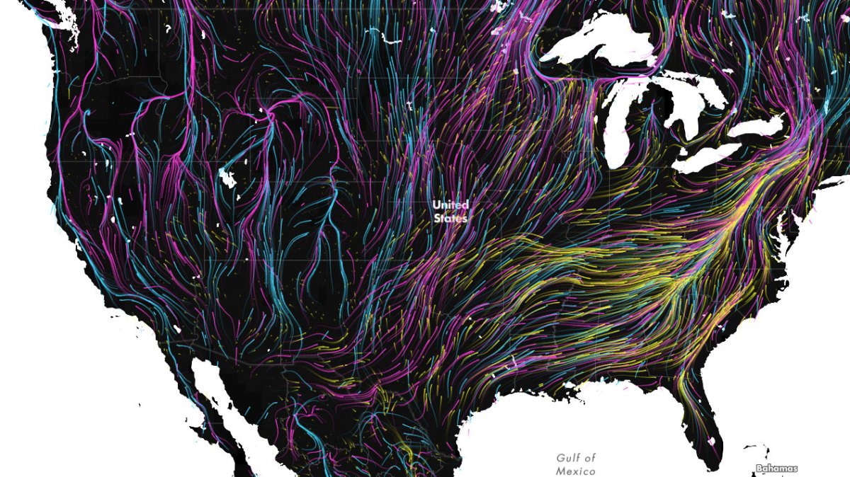 Migration in Motion map