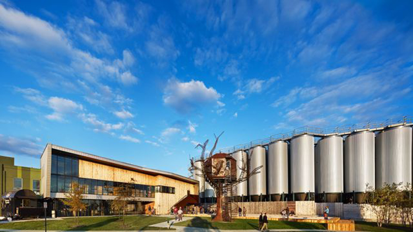 Exterior of Dogfish Head. Photo courtesy of Sam Calagione