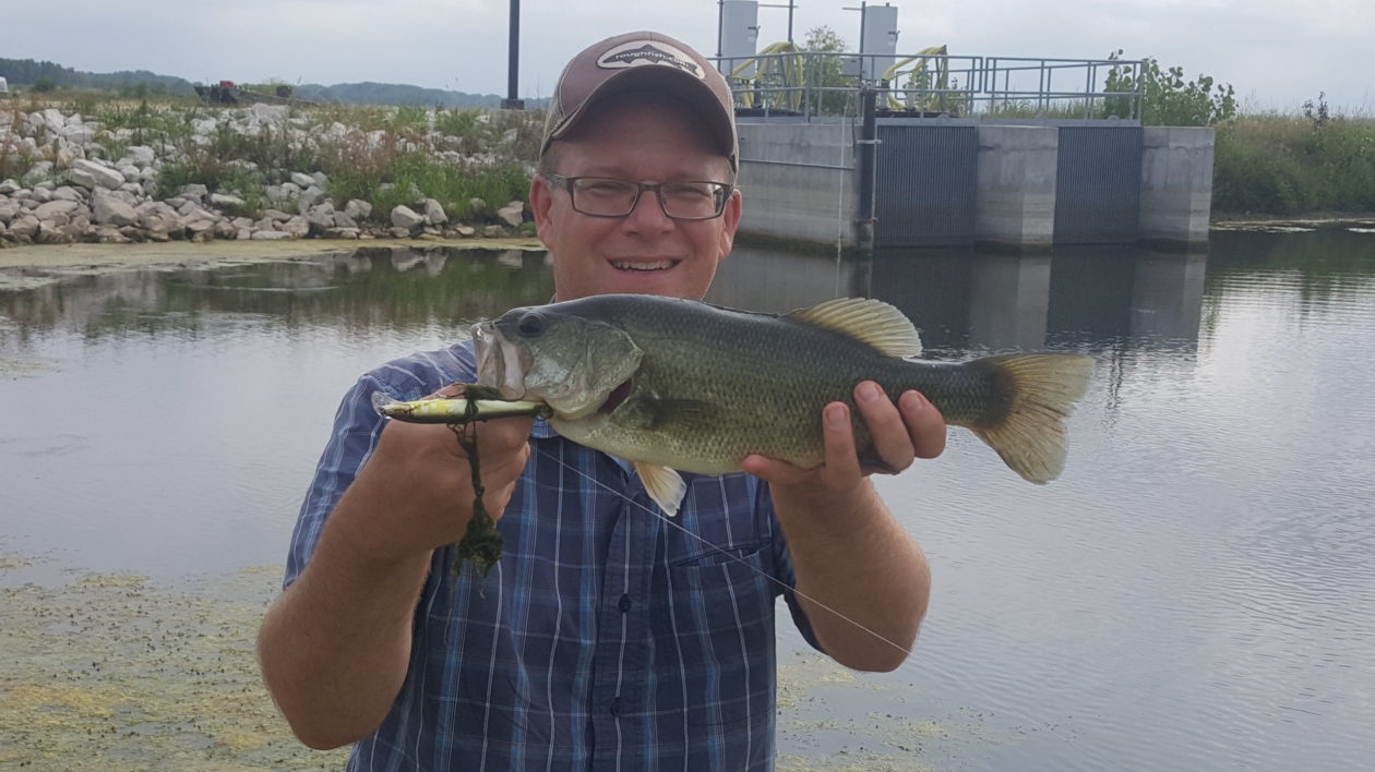 man holding fish