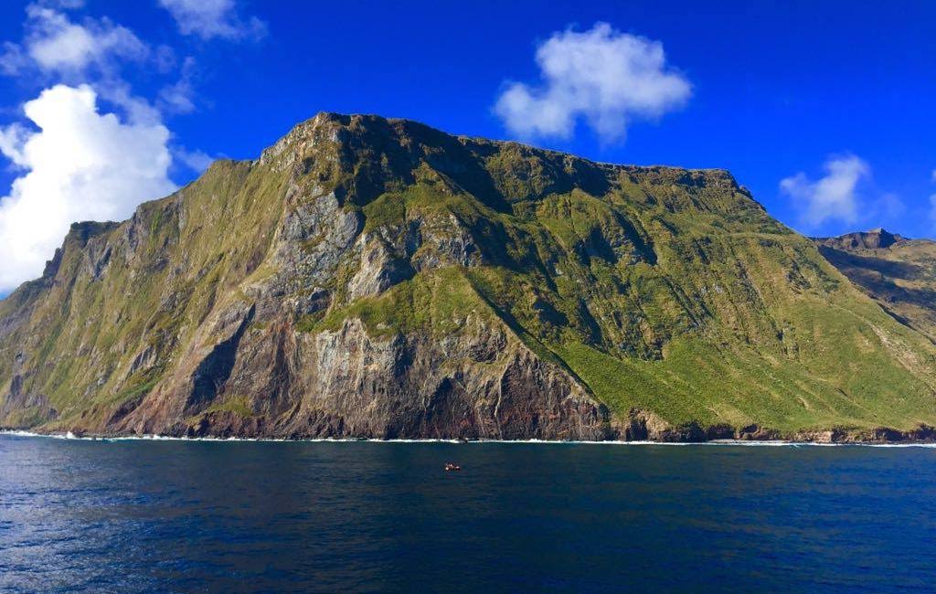 steep mountainous island