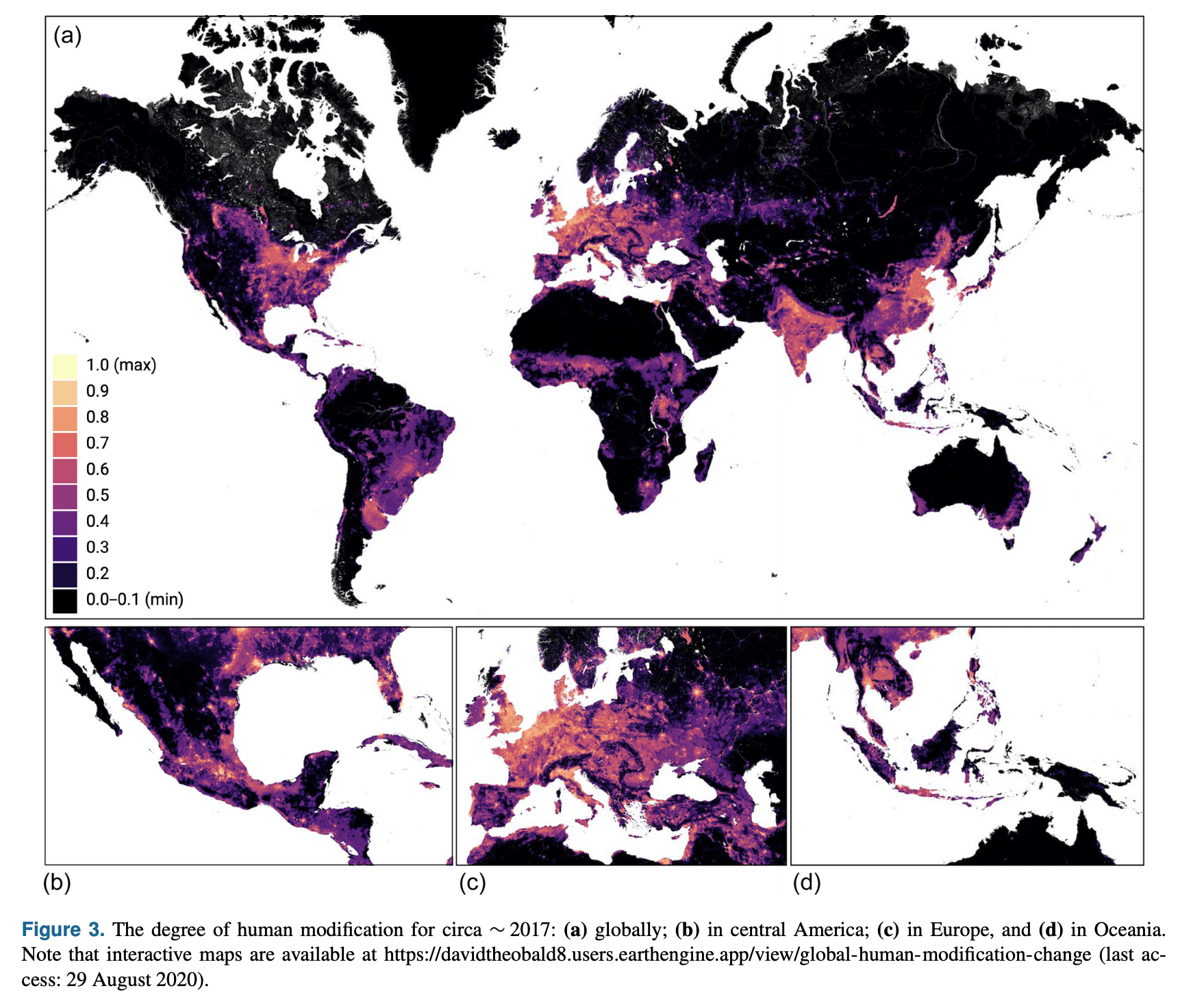 Modifying Earth Earth Transformed: Mapping of Global Human Modification from 1990 to ...