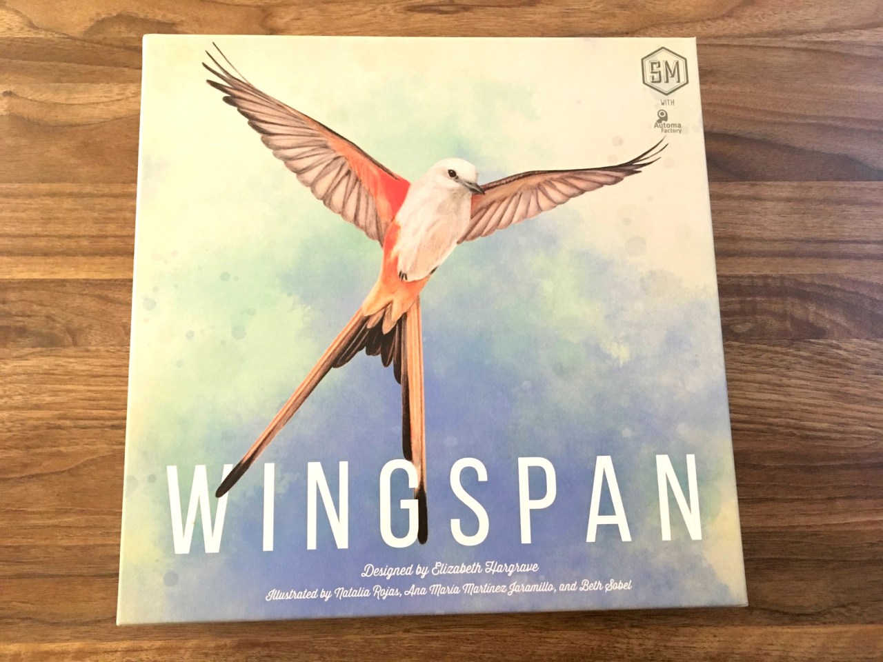 board game box with a flying bird on it