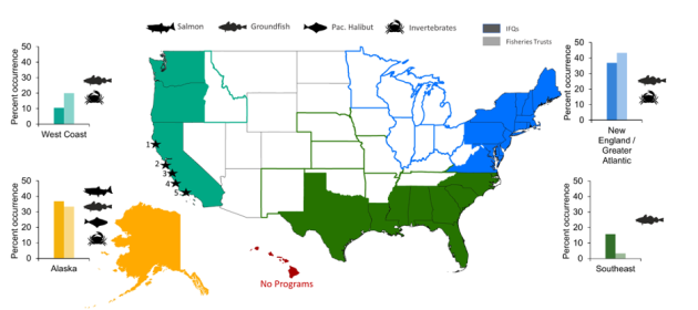 Map with colored states