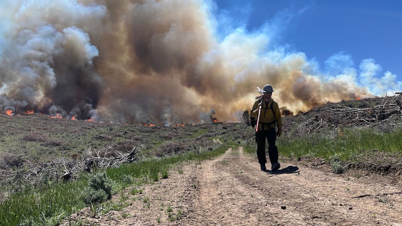 man standing in front of billowing smoke